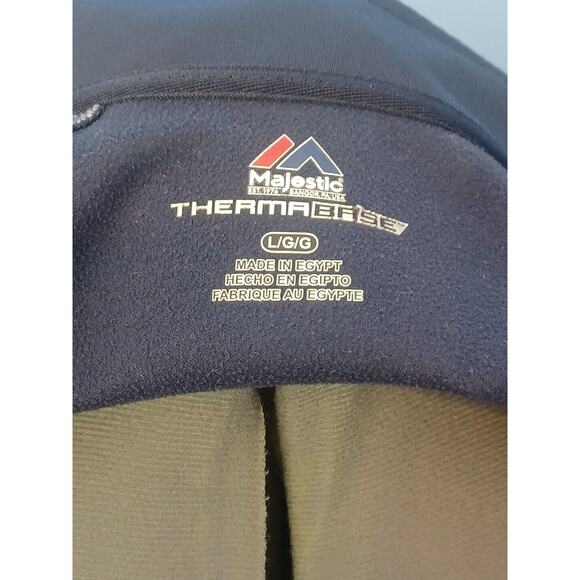 Chicago Bears Zip Up Thermal Base Jacket Graphic Sleeve Blue,Orange,Gray Large - Picture 12 of 15